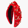 Women Fashion Pearl Widebrimmed Decorative Headband Set With Pearls