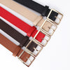 Women Fashion Pu Leather Decorative Belt Minimalist All Match Pin Buckle Belt For Coat Sweater Jeans And Trousers