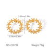 Women Marine Wind Stainless Steel Bracelet With Starfish Conch Shell Combination Vacuum Plating Manual