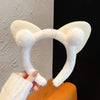 Women'S Cartoon Style Cute Bear Flower Antlers Plush Handmade Hair Band