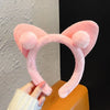 Women'S Cartoon Style Cute Bear Flower Antlers Plush Handmade Hair Band