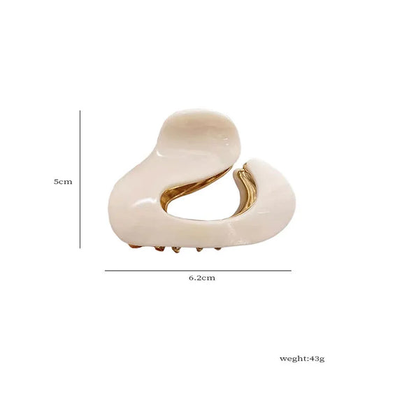 Women'S Casual Elegant Geometric Alloy Acetic Acid Sheets Hair Claws