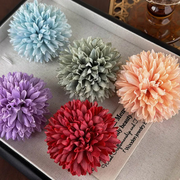 Women'S Casual Simple Style Flower Cloth Hair Clip