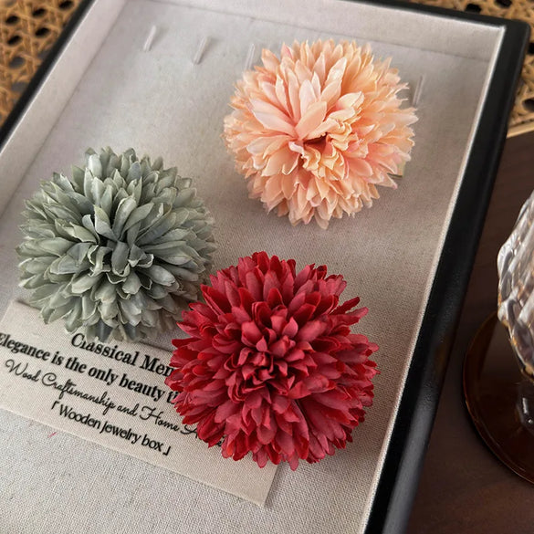 Women'S Casual Simple Style Flower Cloth Hair Clip