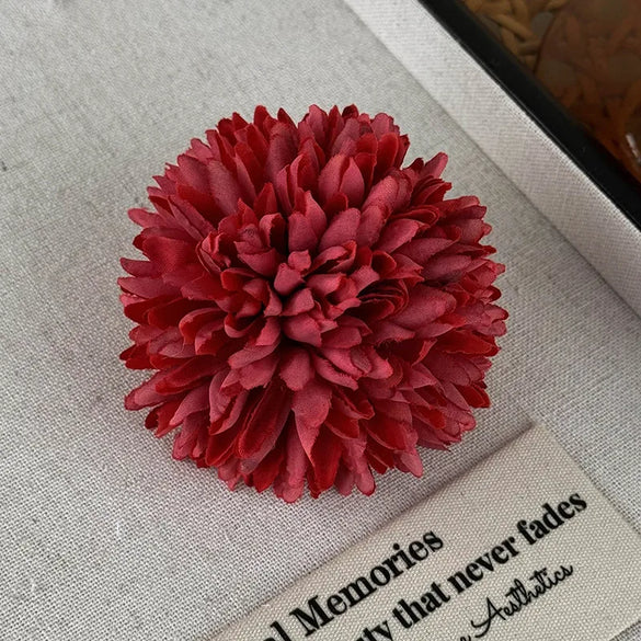 Women'S Casual Simple Style Flower Cloth Hair Clip