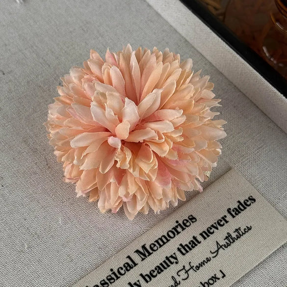 Women'S Casual Simple Style Flower Cloth Hair Clip