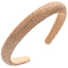 Women'S Casual Vacation Classic Style Geometric Alloy Cloth Inlay Rhinestones Hair Band