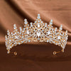 Women'S Elegant Bridal Streetwear Crown Alloy Plating Inlay Rhinestones Hair Band Crown
