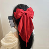 Women'S Elegant Glam Bow Knot Satin Hair Clip