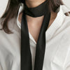 Women'S Elegant Simple Style Solid Color Polyester Silk Scarf