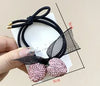 Women'S Elegant Strawberry Cloth Rhinestone Inlay Rhinestones Hair Tie