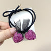 Women'S Elegant Strawberry Cloth Rhinestone Inlay Rhinestones Hair Tie