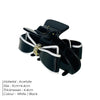 Women'S Elegant Sweet Simple Style Bow Knot Acetic Acid Sheets Inlay Rhinestones Hair Claws