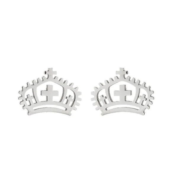 Fashion Korean Style Geometric Star 304 Stainless Steel No Inlaid 18K Gold Plated Ear Studs