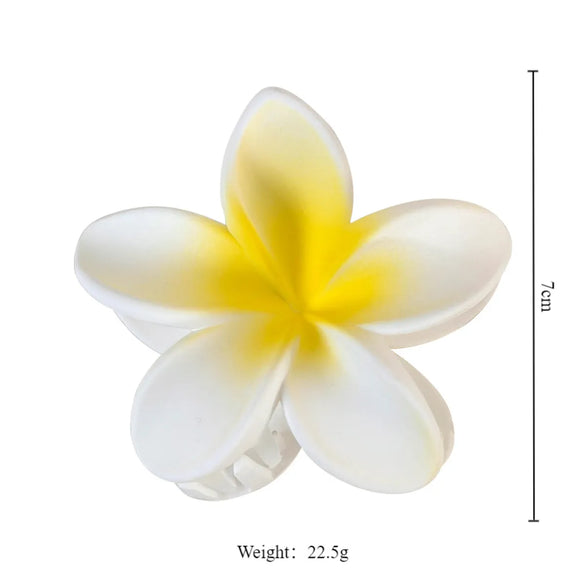 Women'S Hawaiian Vacation Tropical Flower Arylic Hair Claws