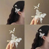 Women'S IG Style Korean Style Butterfly Arylic Plating Hair Clip Hair Claws