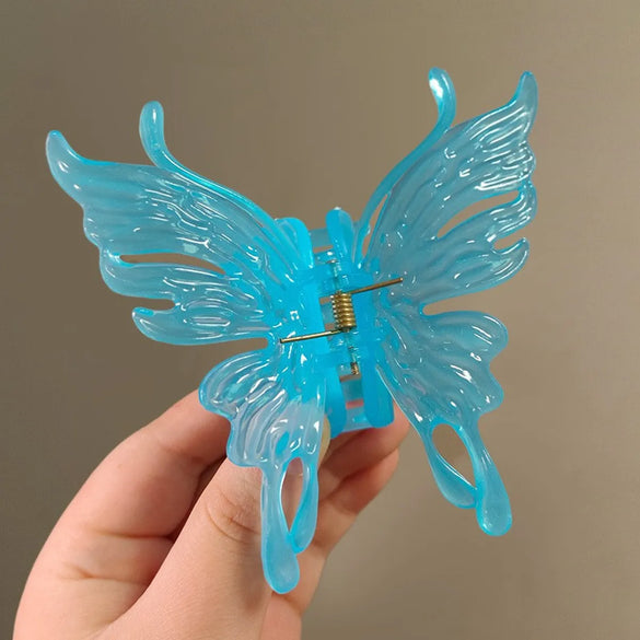 Women'S IG Style Korean Style Butterfly Arylic Plating Hair Clip Hair Claws