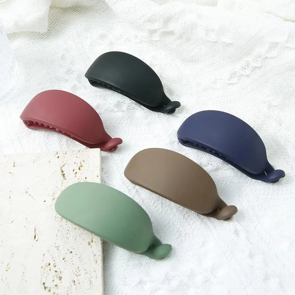 Women'S IG Style Korean Style Solid Color Plastic Spray Paint Hair Claws