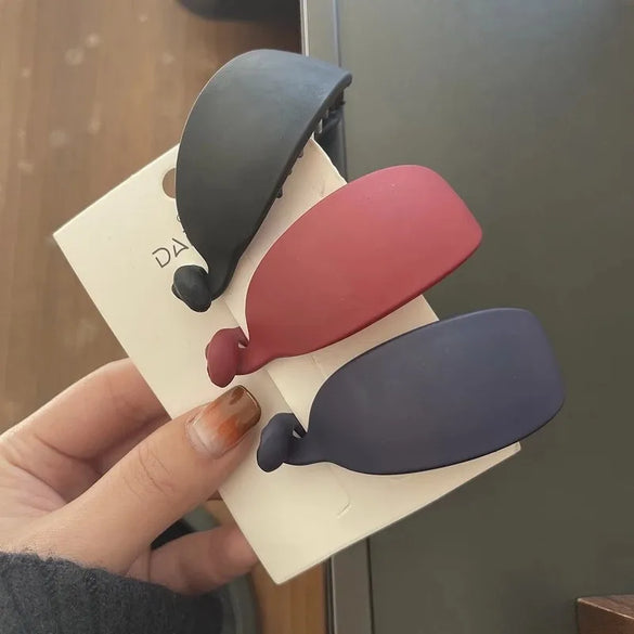 Women'S IG Style Korean Style Solid Color Plastic Spray Paint Hair Claws