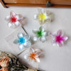 Women'S IG Style Sweet Flower Plastic Stoving Varnish Hair Claws