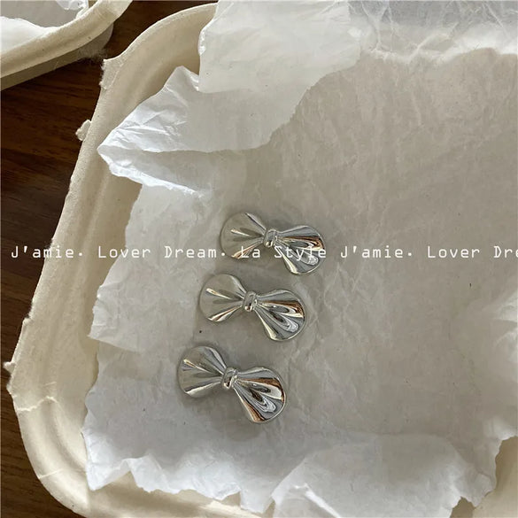 Women'S Korean Style IG Style Bow Knot Metal Hair Clip
