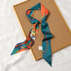 Women'S Lady Flower Satin Silk Scarf