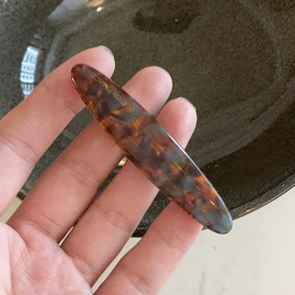 Women'S Lady Leopard Acetic Acid Sheets Hair Clip