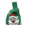 Women'S Medium Polyester Santa Claus Cute Square Open Handbag
