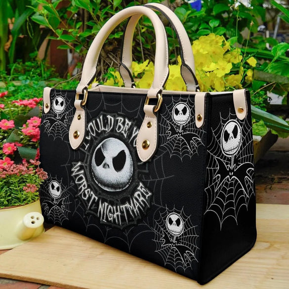 Women'S Medium Pu Leather Letter Elegant Streetwear Square Hook Loop Tote Bag