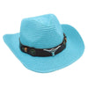 Women'S Retro Ethnic Style Solid Color Crimping Straw Hat