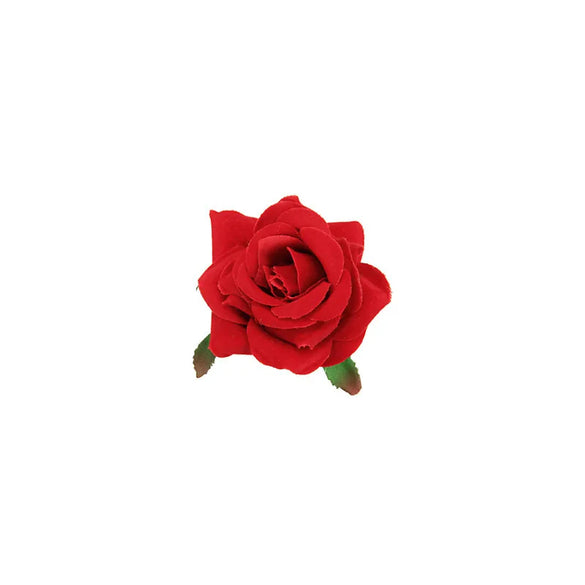Women'S Romantic Rose Cloth Hair Clip