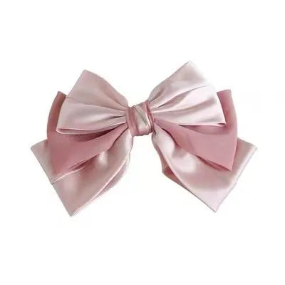 Women'S Romantic Simple Style Bow Knot Cloth Gauze Hair Clip