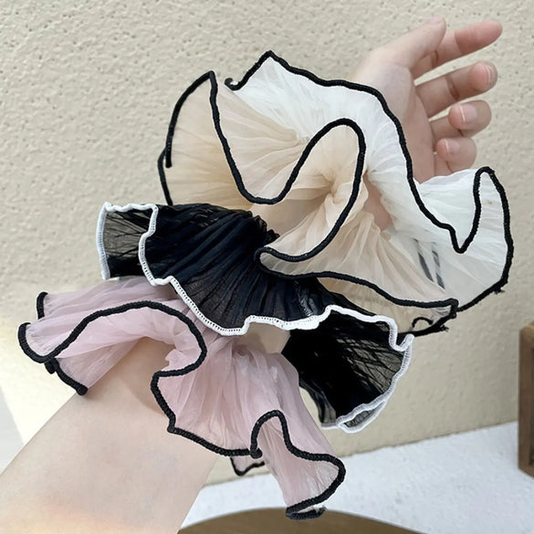 Women'S Simple Style Classic Style Color Block Cloth Handmade Hair Tie