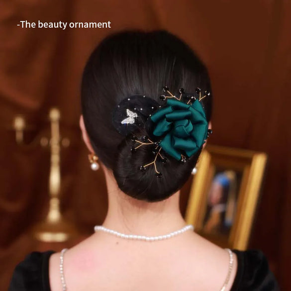 Women'S Simple Style Classic Style Flower Bow Knot Cloth Hair Tie