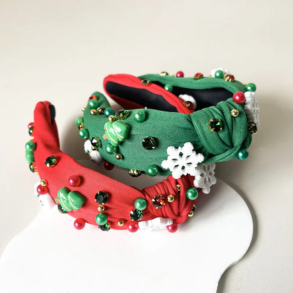Women'S Simple Style Classic Style Snowflake Polyester Hair Band