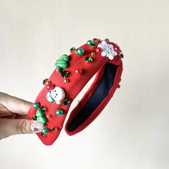 Women'S Simple Style Classic Style Snowflake Polyester Hair Band