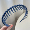 Women'S Simple Style Classic Style Solid Color Plastic Resin Hair Band