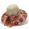Women'S Simple Style Color Block Big Eaves Sun Hat