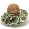 Women'S Simple Style Color Block Big Eaves Sun Hat