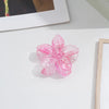 Women'S Simple Style Flower Plastic Resin Stoving Varnish Hair Claws