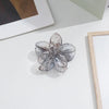 Women'S Simple Style Flower Plastic Resin Stoving Varnish Hair Claws