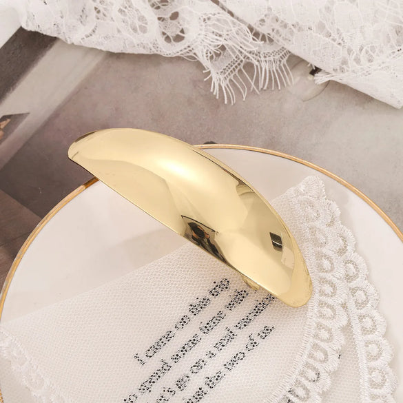 Women'S Simple Style Geometric Alloy Plating Hair Clip
