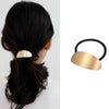 Women'S Simple Style Geometric Alloy Plating Hair Tie