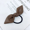 Women'S Sweet Bow Knot Leather Bowknot Hair Tie
