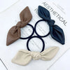 Women'S Sweet Bow Knot Leather Bowknot Hair Tie