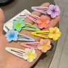 Women'S Sweet Flower Arylic Hair Clip