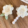Women'S Sweet Simple Style Flower Plastic Hair Clip