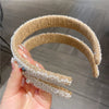 Women'S Sweet Star Water Droplets Solid Color Imitation Pearl Hair Band