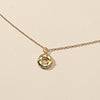 Women'S Titanium Steel Pendent Inlaid Zircon Heart Necklace