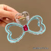 Women'S Tropical Sweet Bow Knot Plastic Hair Claws